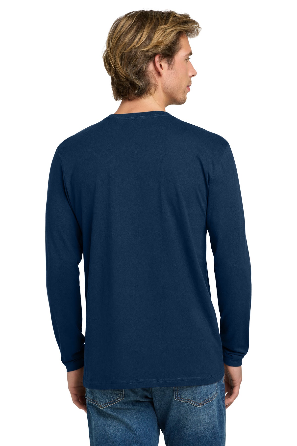 CooBlue Next Level Apparel Cotton Long Sleeve Tee. NL3601 plain