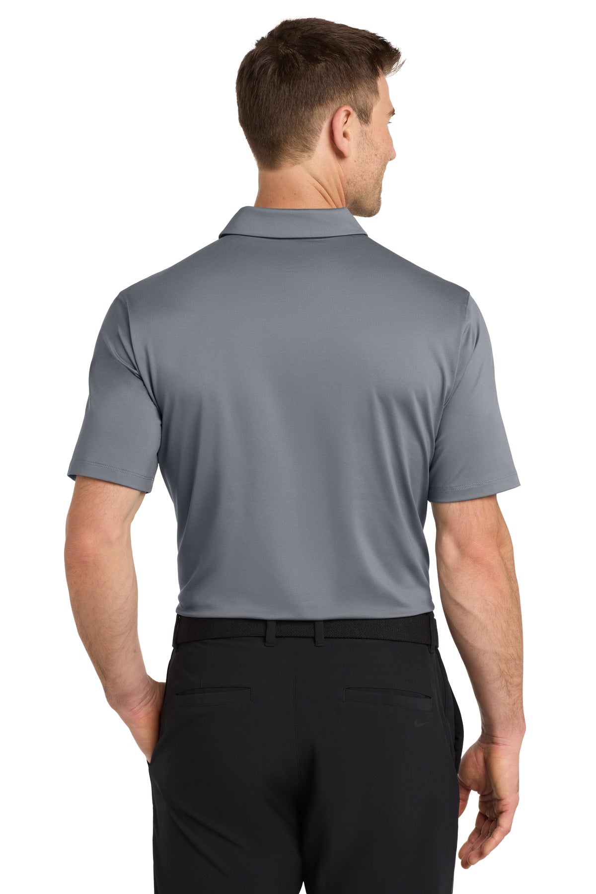 CoolGrey Nike Dri-FIT Vapor Polo NKDC2108 plain