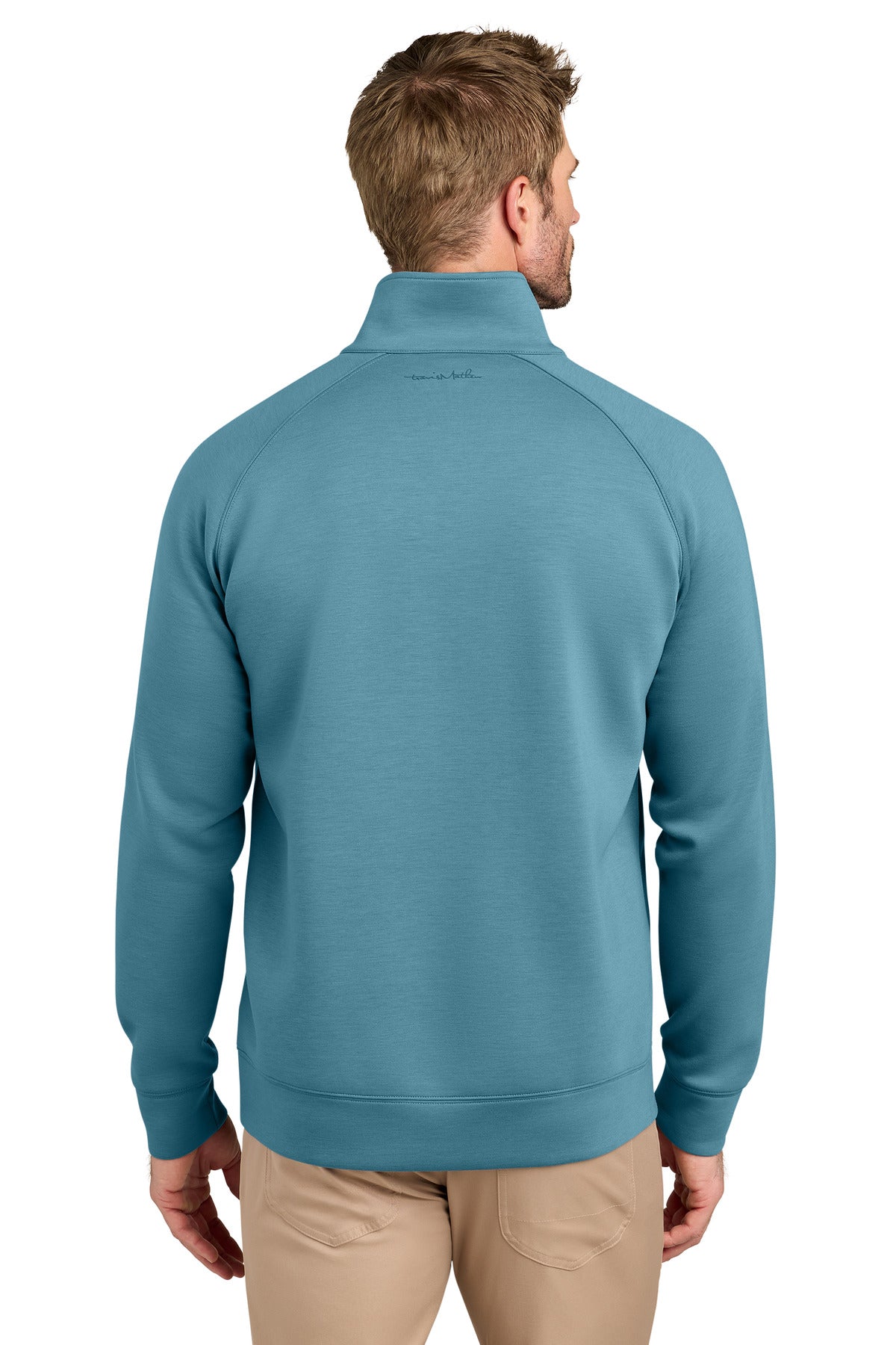 CopenBlue TravisMathew Momentum Shift 1/4-Zip TMA42408 plain