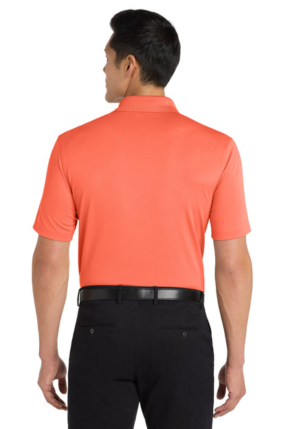 Coral Splash Port Authority Dry Zone UV Micro-Mesh Polo. K110 plain