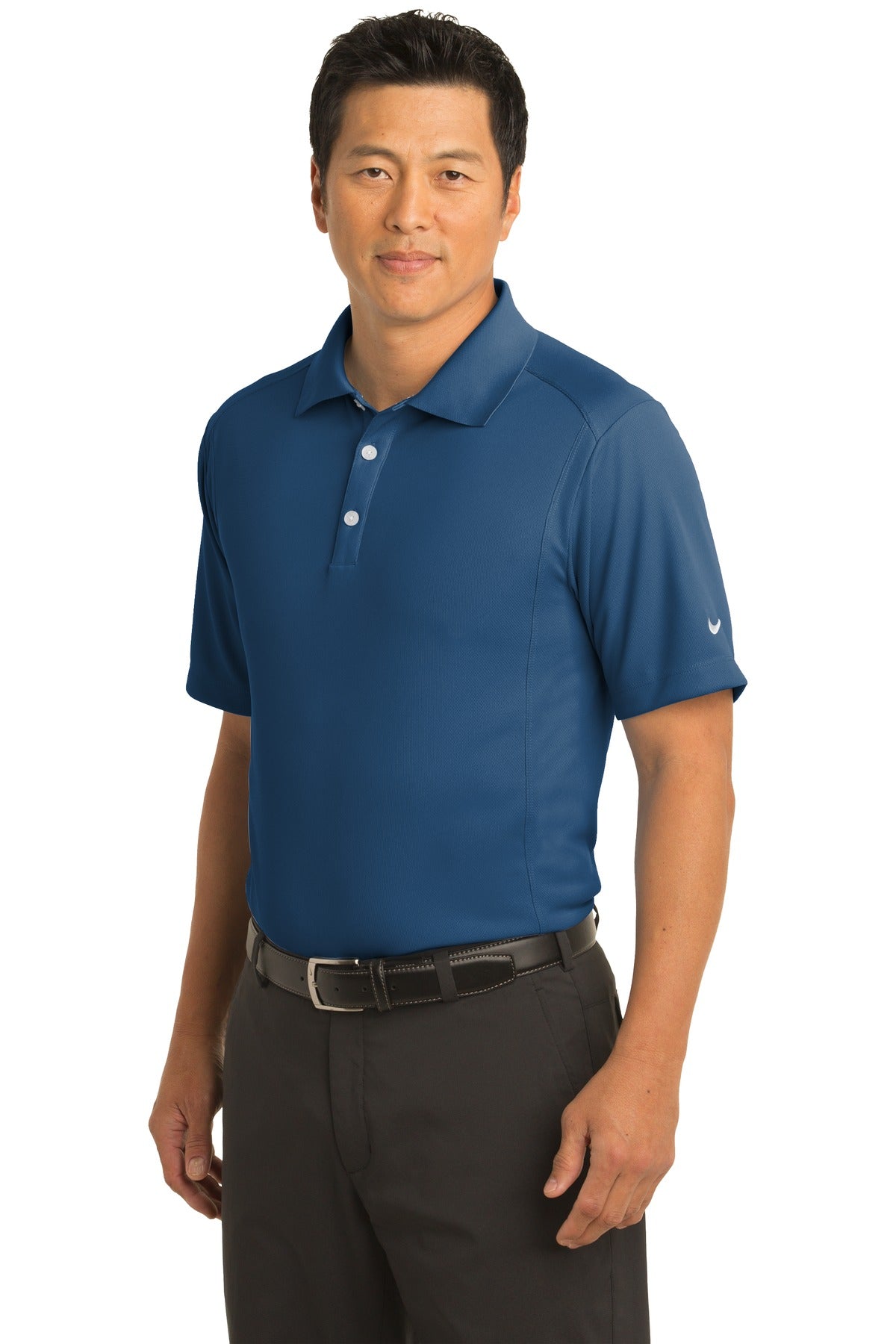 Court Blue Nike Dri-FIT Classic Polo. 267020 plain