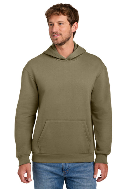 CoyoteBrn Port & Co Easy Fleece Pullover Hooded Sweatshirt PC68H