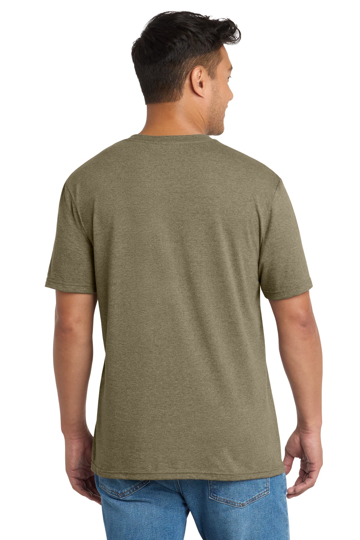 CoyteBrnHr Port & Co Tri-Blend Tee. PC330 plain