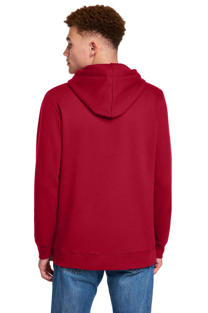 Crimson New Era Comeback Fleece Pullover Hoodie NEA550 plain