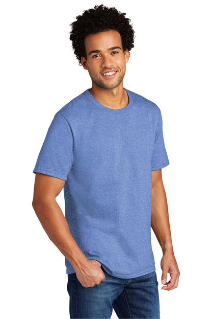 CrlnaBlHtr Port & Co Tri-Blend Tee. PC330 plain