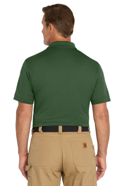 Dark Green CornerStone Industrial Snag-Proof Pique Polo. CS4020 plain