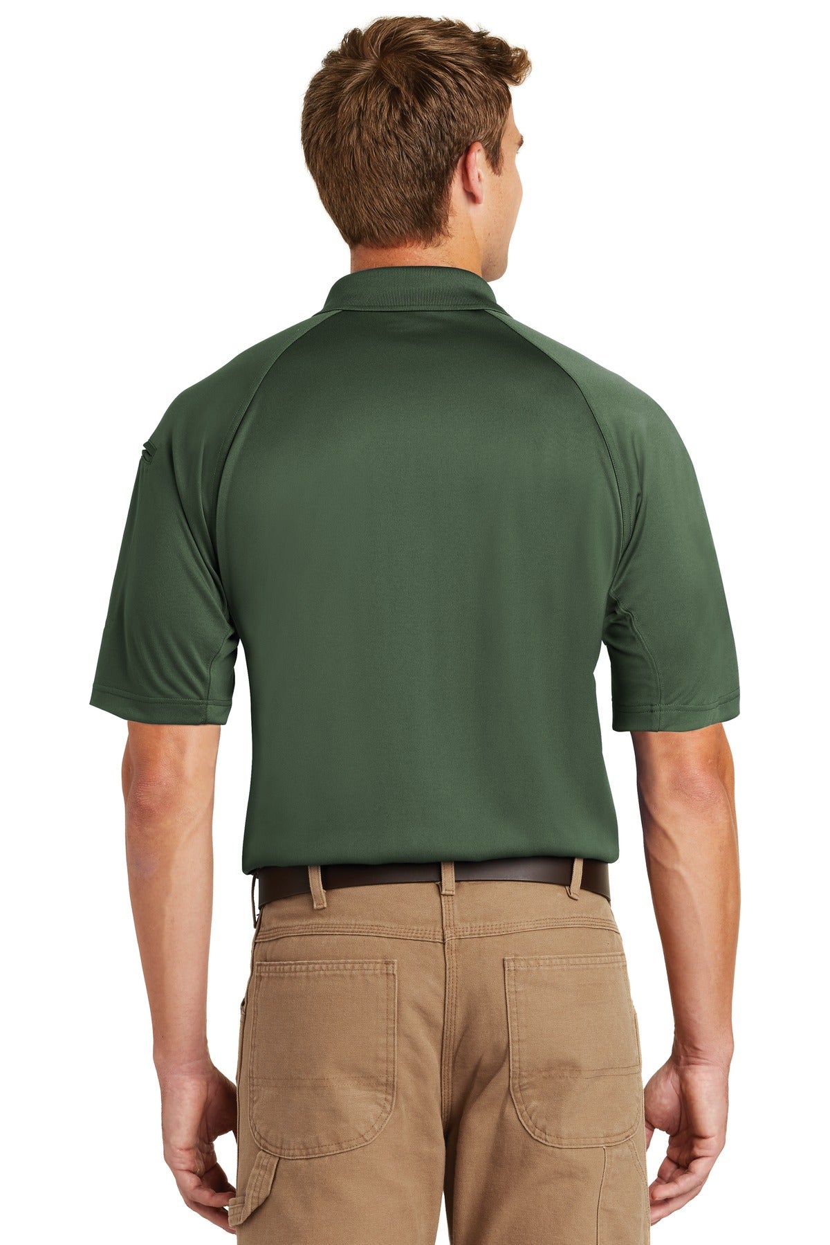 Dark Green CornerStone - Select Snag-Proof Tactical Polo. CS410 plain