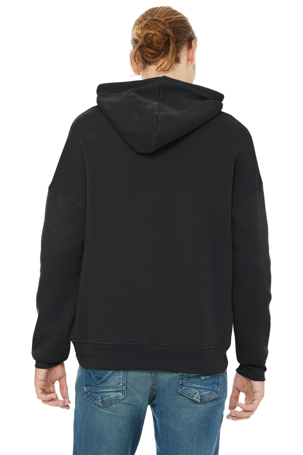 Dark Grey BELLA+CANVAS Unisex Sponge Fleece Pullover DTM Hoodie. BC3729 plain