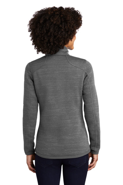 Dark Grey Hthr Eddie Bauer Women's Sweater Fleece Full-Zip. EB251 plain