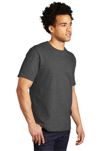Dark Hthr Grey Port & Co Bouncer Tee PC600 plain