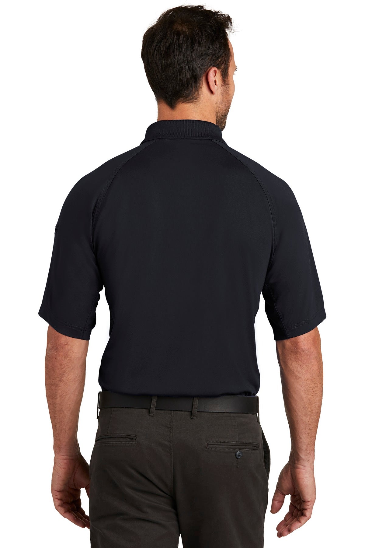 Dark Navy CornerStone Select Lightweight Snag-Proof Tactical Polo. CS420 plain