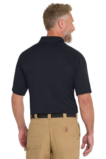 Dark Navy CornerStone Select Lightweight Snag-Proof Tactical Polo. CS420 plain