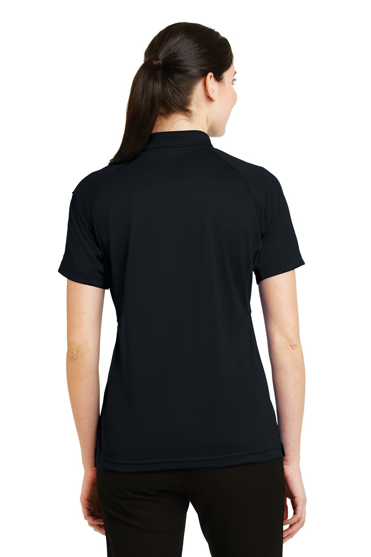 Dark Navy CornerStone Women's Select Snag-Proof Tactical Polo. CS411 plain