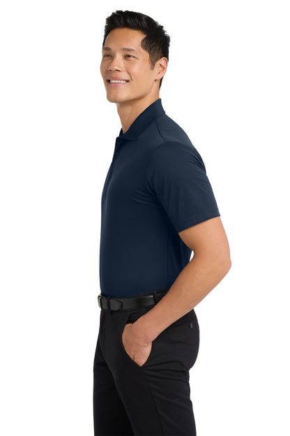 Dark Navy Port Authority Tech Pique Polo. K527 plain