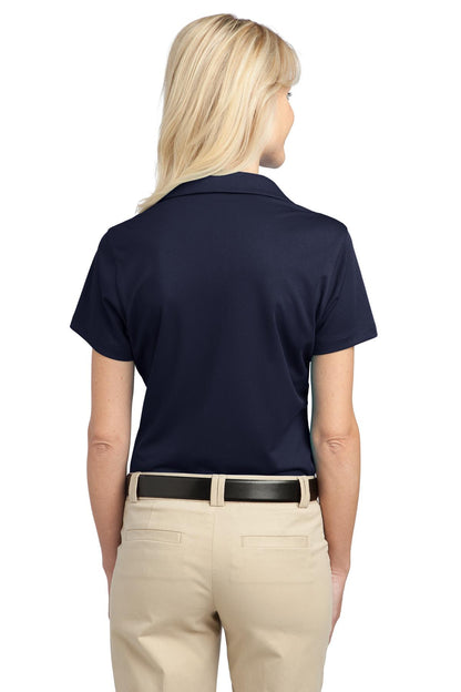 Dark Navy Port Authority Women's Tech Pique Polo. L527 plain
