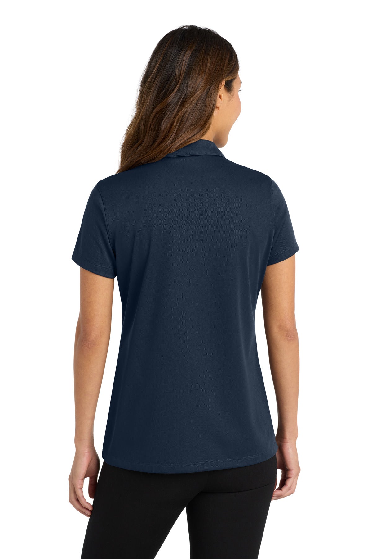 Dark Navy Port Authority Women's Tech Pique Polo. L527