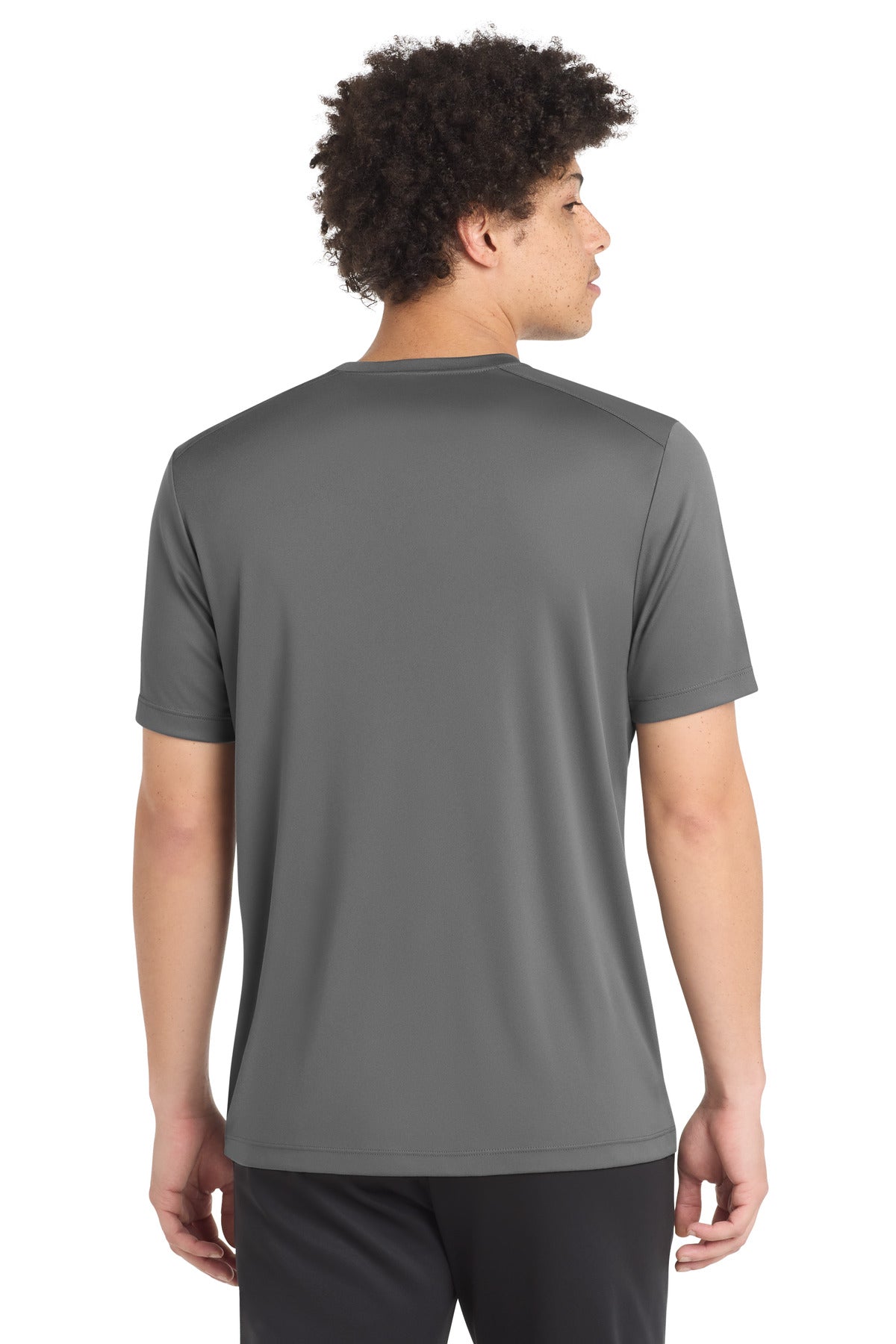 Dark Smoke Gry Sport-Tek Posi-UV Pro Tee. ST420 plain