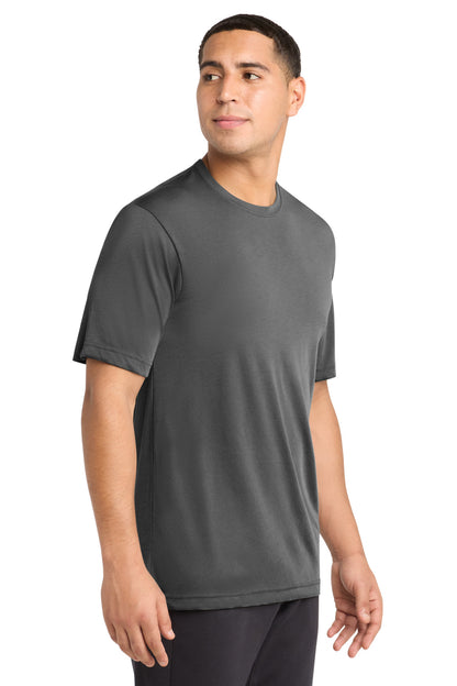 Dark Smoke Gry Sport-Tek PosiCharge Competitor Cotton Touch Tee. ST450 plain