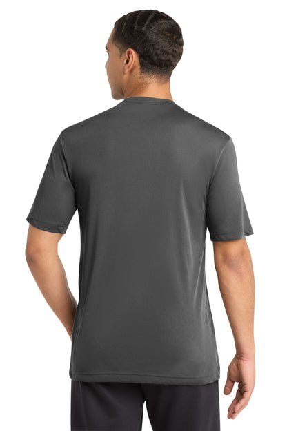 Dark Smoke Gry Sport-Tek PosiCharge Competitor Cotton Touch Tee. ST450 plain