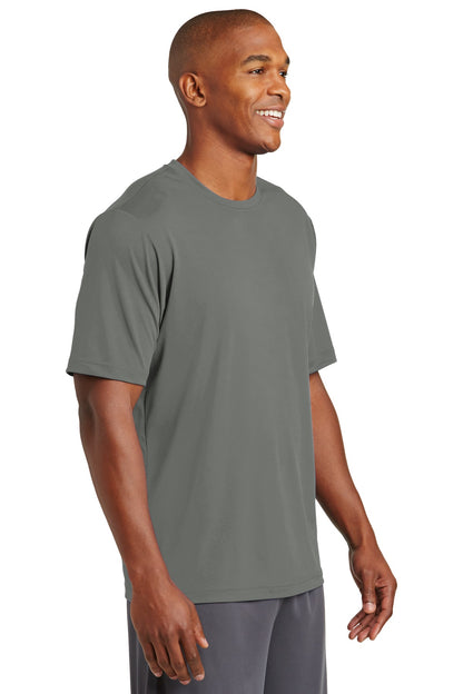 Dark Smoke Gry Sport-Tek PosiCharge Tough Tee . ST320 plain