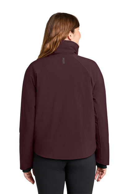 DarkFig MiiR Women's Sashiko Full-Zip Stretch Puffy MRAW440 plain