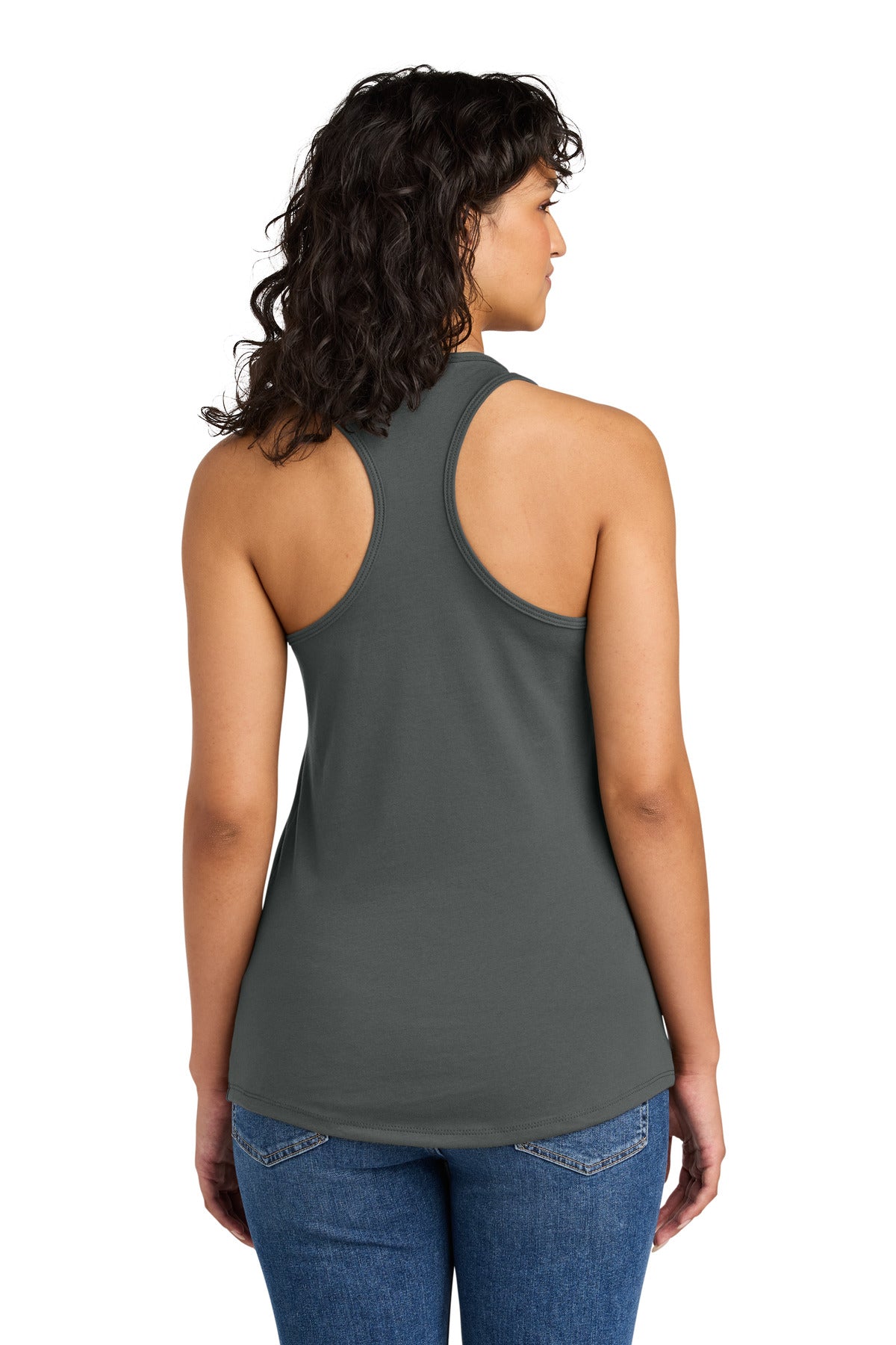 DarkGray Next Level Apparel Women's Ideal Racerback Tank NL1533 plain