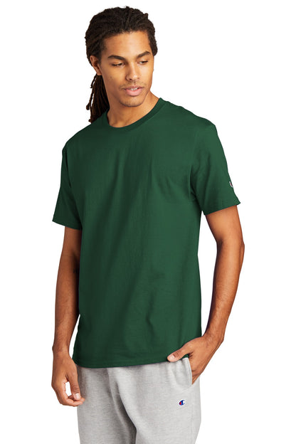 DarkGreen Champion Heritage 6-Oz. Jersey Tee T425 plain