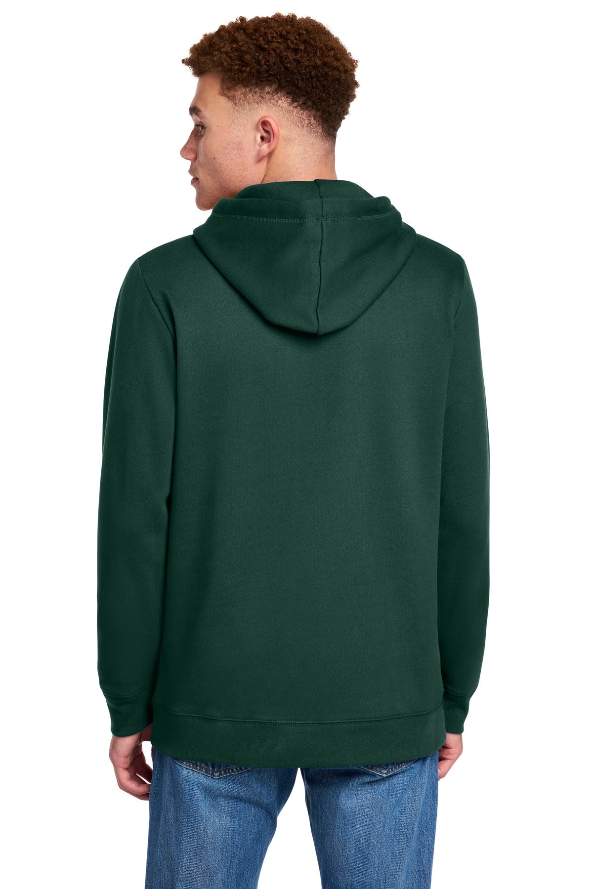DarkGreen New Era Comeback Fleece Pullover Hoodie NEA550 plain