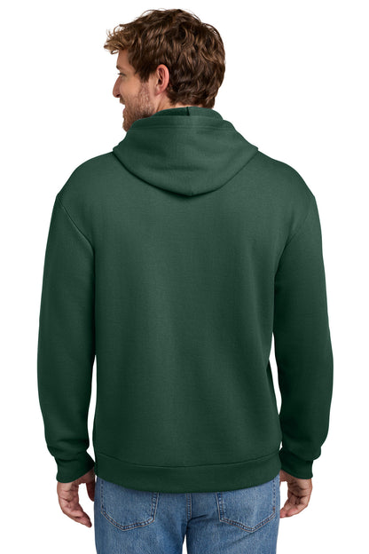 DarkGreen Port & Co Easy Fleece Pullover Hooded Sweatshirt PC68H