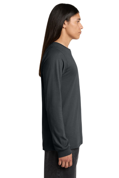 DarkGrey BELLA+CANVAS Unisex Jersey Long Sleeve Tee. BC3501 plain