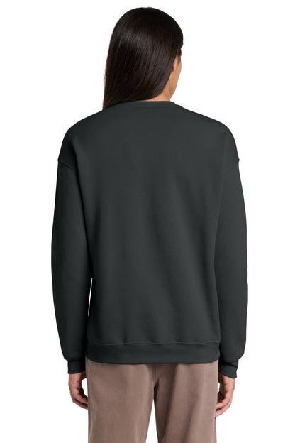 DarkGrey BELLA+CANVAS Unisex Sponge Fleece Drop Shoulder Sweatshirt. BC3945 plain