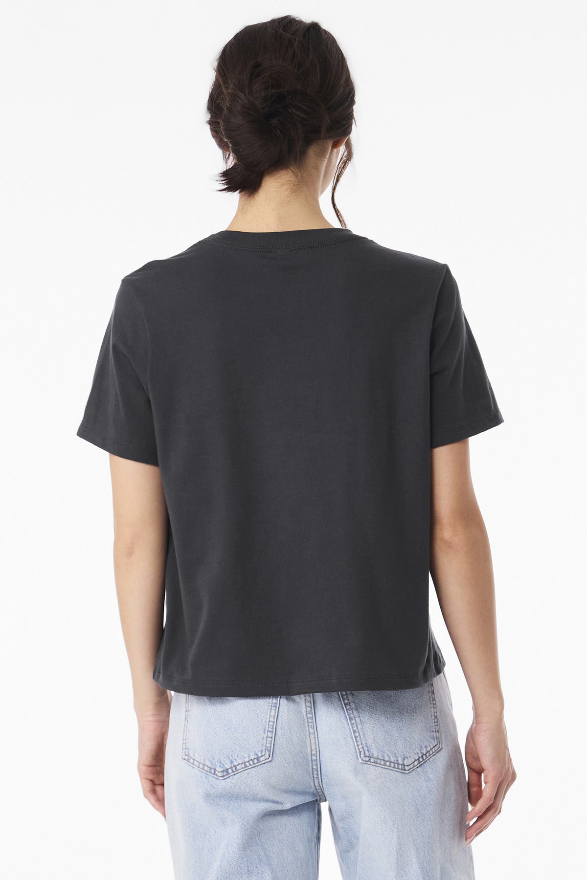 DarkGrey BELLA+CANVAS Women's 6-Ounce Heavyweight Tee BC6110 plain