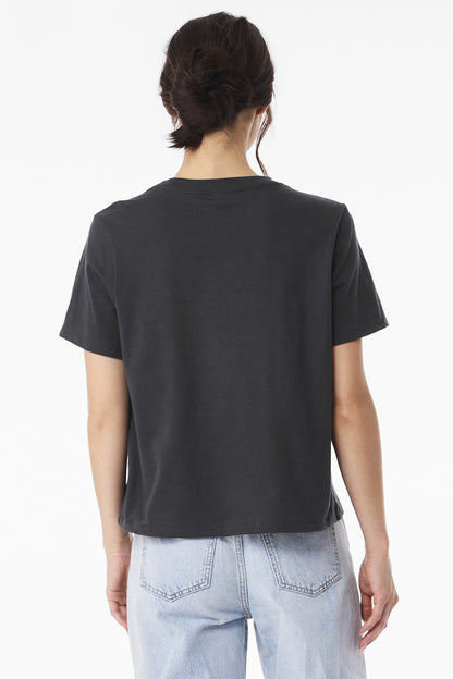 DarkGrey BELLA+CANVAS Women's 6-Ounce Heavyweight Tee BC6110 plain