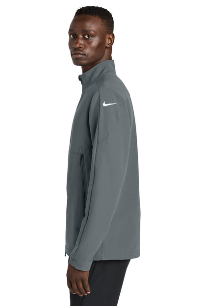 DarkGrey Nike Full-Zip Soft Shell Jacket NKHM7926 plain