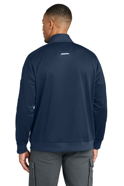 DarkNavy Carhartt FLD & RSCU 1/2-Zip Mid-Layer CTC86912 plain