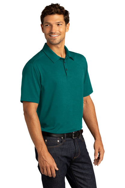 DarkTeal Port Authority City Stretch Polo K682 plain