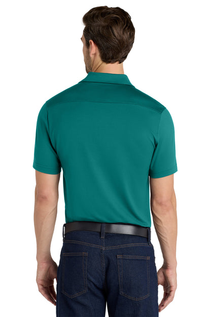 DarkTeal Port Authority City Stretch Polo K682 plain