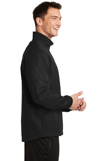 Deep Black Port Authority Active Soft Shell Jacket. J717 plain