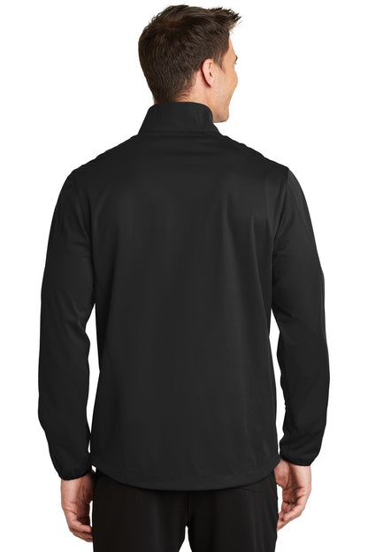 Deep Black Port Authority Active Soft Shell Jacket. J717 plain