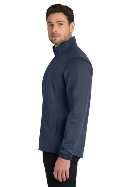 Deep Black Port Authority Active Soft Shell Jacket. J717 plain