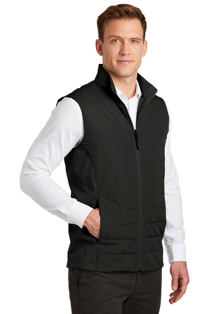Deep Black Port Authority Collective Insulated Vest. J903 plain