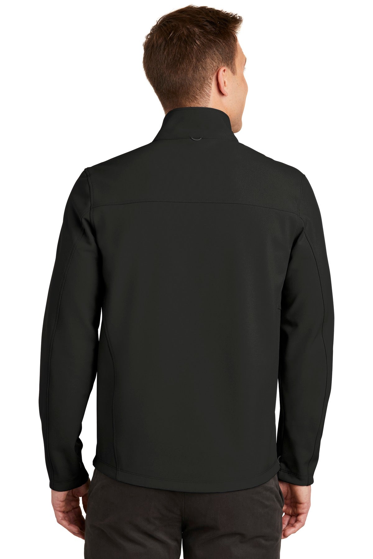 Deep Black Port Authority Collective Soft Shell Jacket. J901 plain