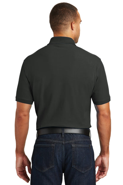 Deep Black Port Authority Core Classic Pique Polo. K100 plain