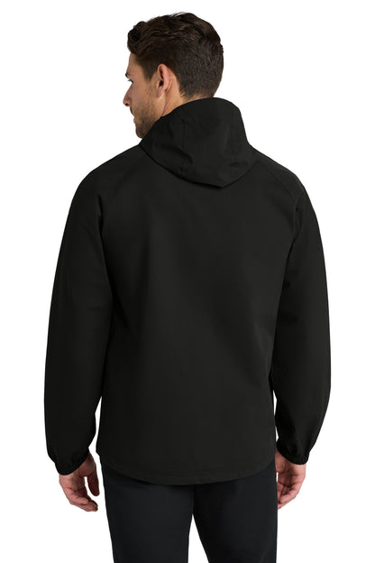 Deep Black Port Authority Essential Rain Jacket J407 plain