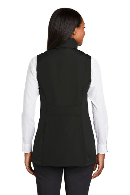 Deep Black Port Authority Women's Collective Insulated Vest. L903 plain