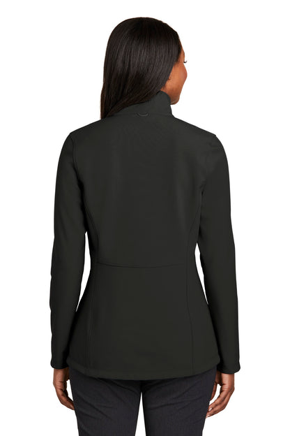 Deep Black Port Authority Women's Collective Soft Shell Jacket. L901 plain
