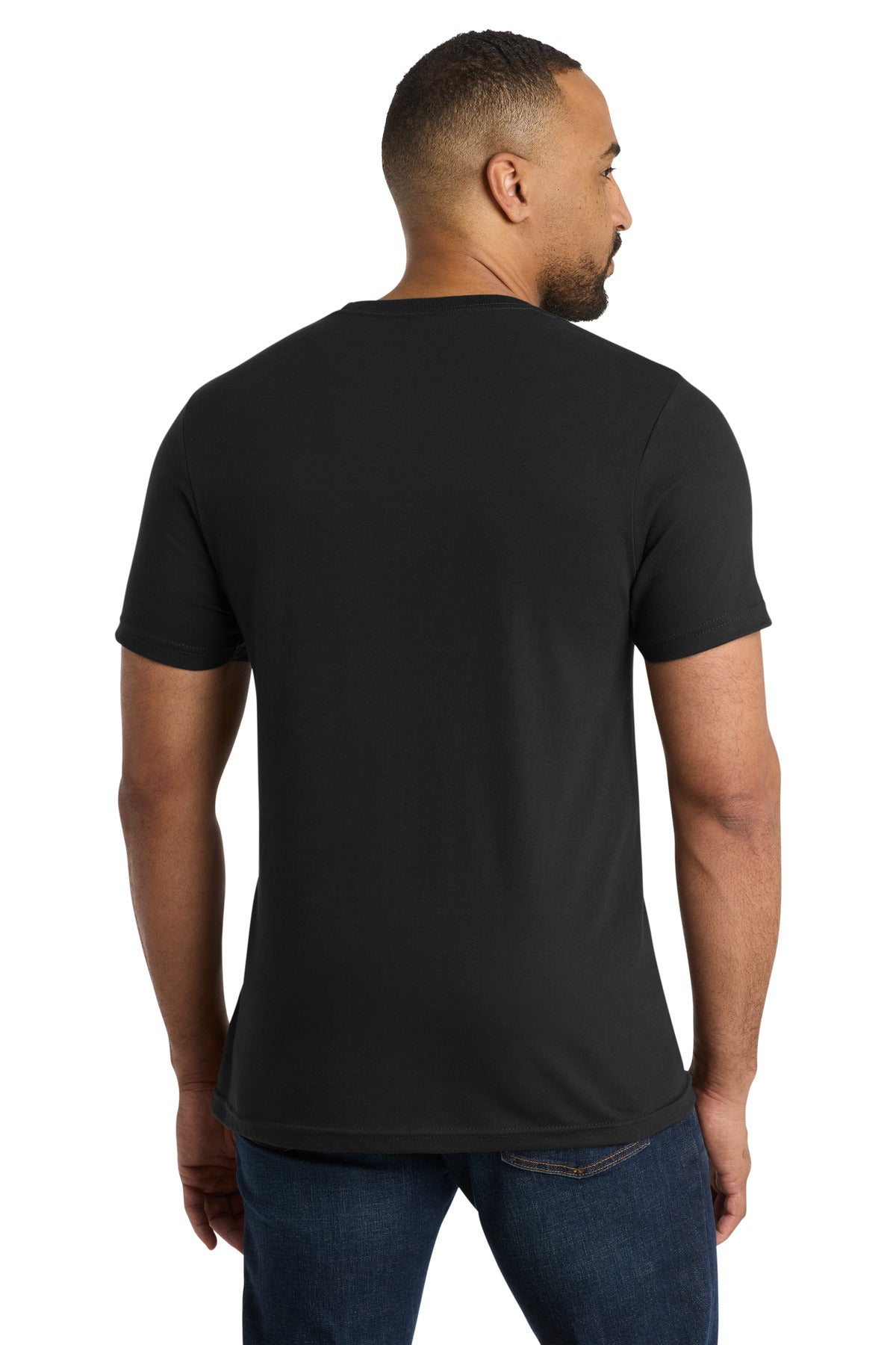 Deep Black Port & Co Bouncer Tee PC600 plain