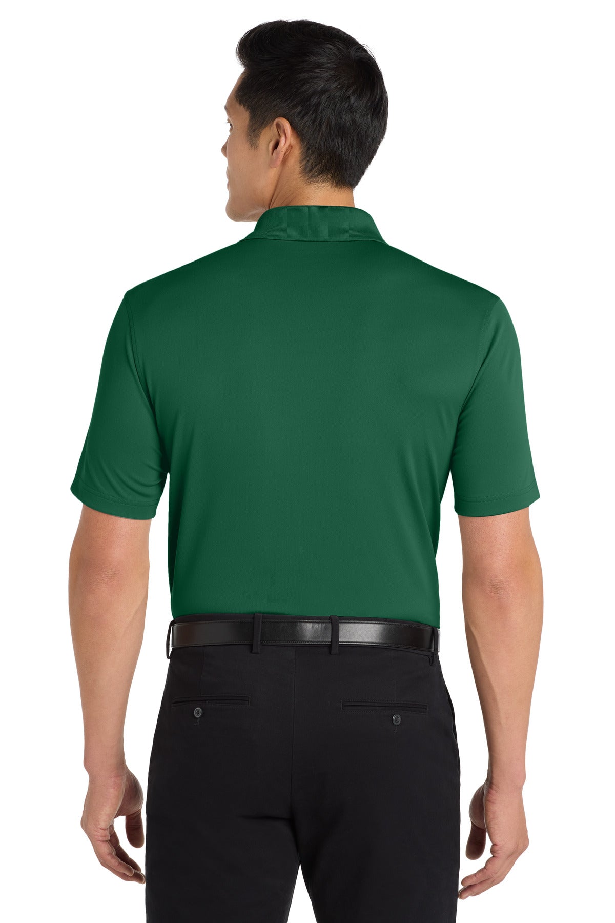 Deep Forest Gn Port Authority Dry Zone UV Micro-Mesh Polo. K110 plain