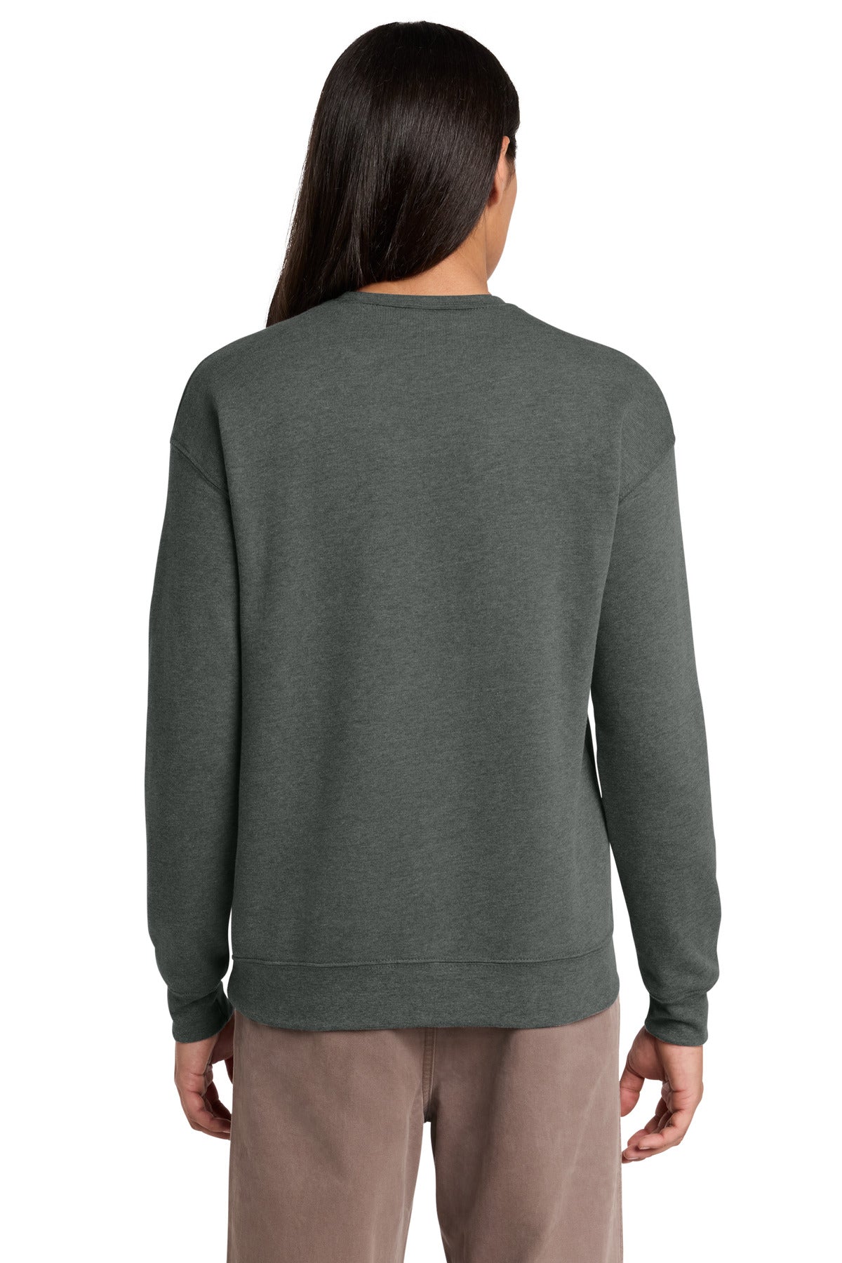 Deep Ht BELLA+CANVAS Unisex Sponge Fleece Drop Shoulder Sweatshirt. BC3945 plain