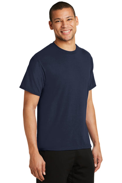 Deep Navy Port & Co Performance Blend Tee. PC381 plain